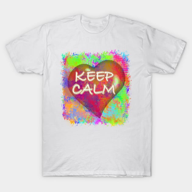 Full of Color with Heart T-Shirt by ahgee